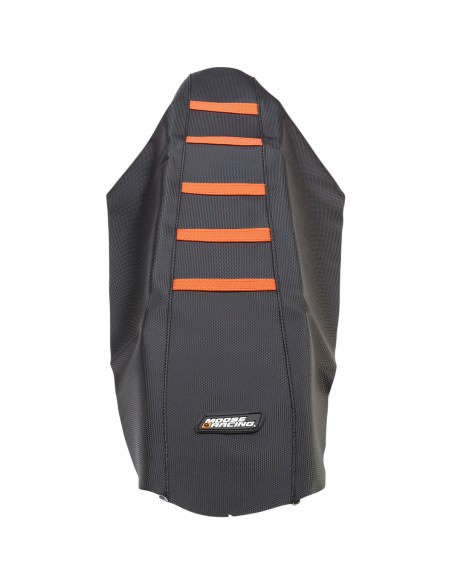 MOOSE RACING GERIPPTER SITZBANKBEZUG SCHWARZ/ORANGE