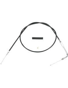 Schwarzes Vinylkabel