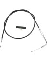 Schwarzes Vinylkabel