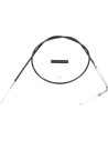 Schwarzes Vinylkabel