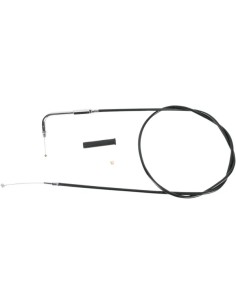 Schwarzes Vinylkabel