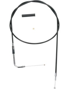Schwarzes Vinylkabel