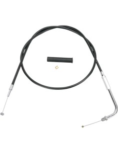 Schwarzes Vinylkabel