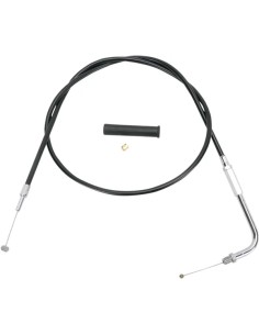 Schwarzes Vinylkabel