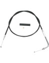Schwarzes Vinylkabel