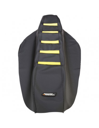 MOOSE RACING GERIPPTER SITZBANKBEZUG SCHWARZ/GELB Bild 2 MOOSE RACING GERIPPTER SITZBANKBEZUG SCHWARZ/GELB Bild 2