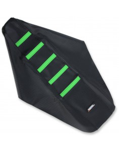 MOOSE RACING GERIPPTER SITZBANKBEZUG SCHWARZ/GRÜN 2