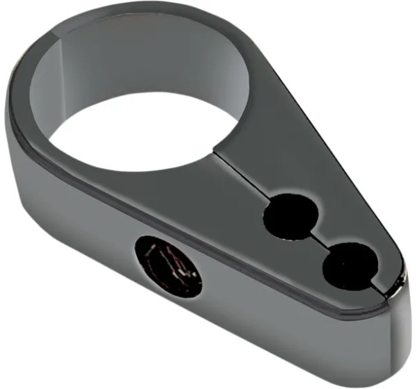 DRAG SPECIALTIES Montagematerial & Zubehör - CLAMP 1THR/IDL BLK