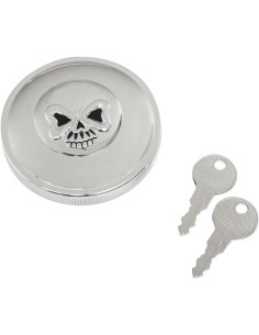 Verschließbarer Tankdeckel mit Totenkopf zum Einschrauben