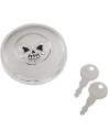 Verschließbarer Tankdeckel mit Totenkopf zum Einschrauben
