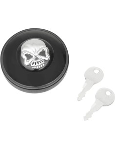 Verschließbarer Tankdeckel mit Totenkopf zum Einschrauben