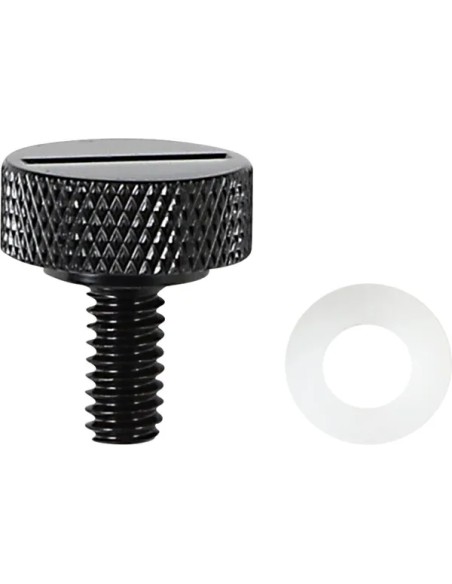 DRAG SPECIALTIES Montagematerial & Zubehör - SEAT KNOB BLK SLOT 1/4-20