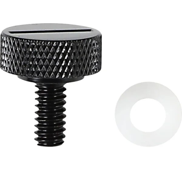 DRAG SPECIALTIES Montagematerial & Zubehör - SEAT KNOB BLK SLOT 1/4-20