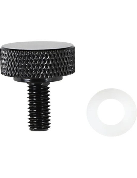 DRAG SPECIALTIES Montagematerial & Zubehör - SEAT KNOB BLK 1/4-28