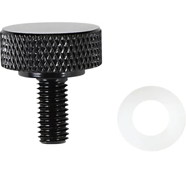 DRAG SPECIALTIES Montagematerial & Zubehör - SEAT KNOB BLK 1/4-28
