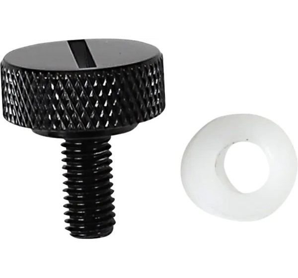 DRAG SPECIALTIES Montagematerial & Zubehör - SEAT KNOB BLK SLOT 1/4-28