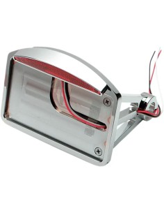 Halbmond-LED-Rückleuchte und Kennzeichenhalter für...