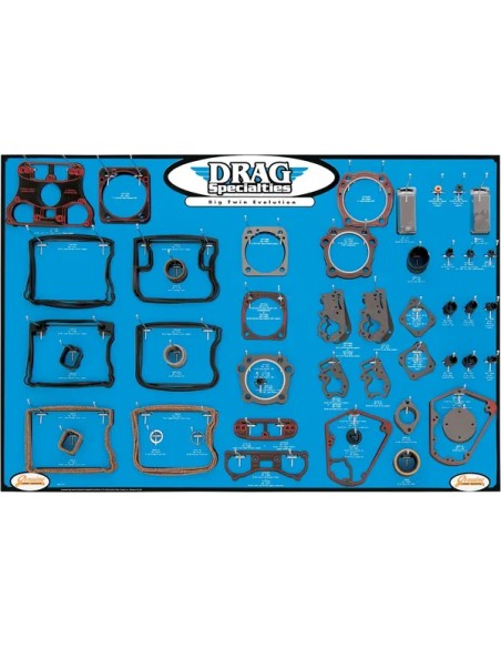 DRAG SPECIALTIES Dichtungen & Öldichtungen für Harley Davidson FLHTC 1340 1983-1986