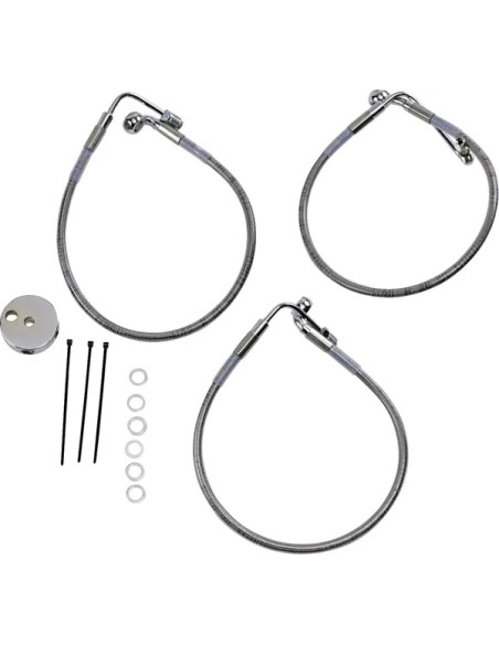 DRAG SPECIALTIES Brems- & Kupplungsleitungen für Harley Davidson FXDX 1450 1999-2004