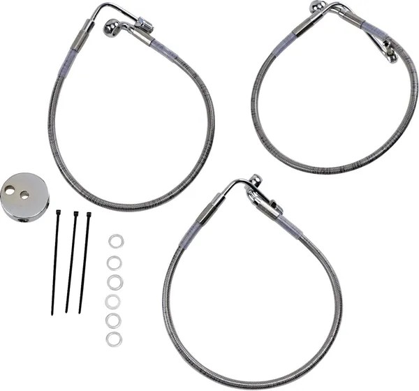 DRAG SPECIALTIES Brems- & Kupplungsleitungen für Harley Davidson FXDX 1450 1999-2004
