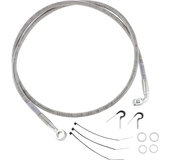 DRAG SPECIALTIES Brems- & Kupplungsleitungen für Harley Davidson FLSTS 1450 2000-2003