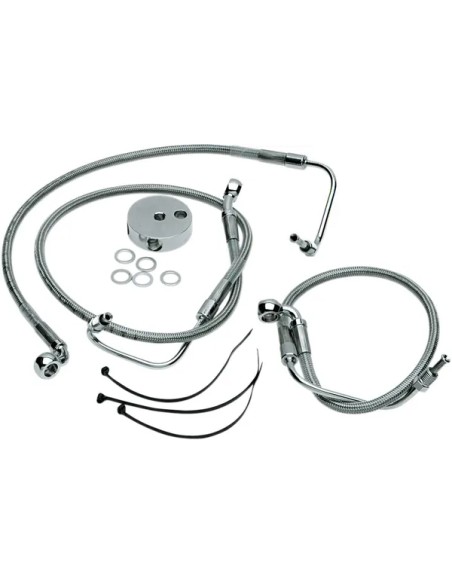 DRAG SPECIALTIES Brems- & Kupplungsleitungen für Harley Davidson FLHR 1450 2000-2006