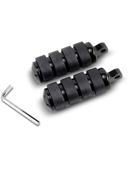 DRAG SPECIALTIES Fußrasten - FOOTPEG S-RIDE LRG BLK