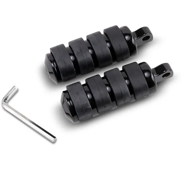 DRAG SPECIALTIES Fußrasten - FOOTPEG S-RIDE LRG BLK
