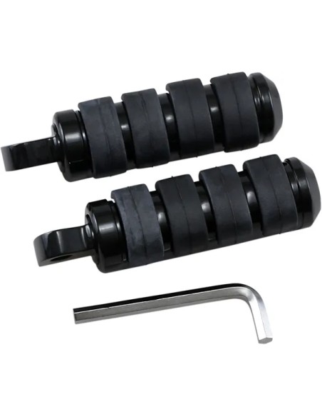 DRAG SPECIALTIES Fußrasten - FOOTPEG S-RIDE SML BLK