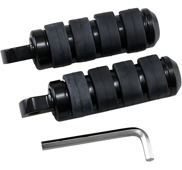 DRAG SPECIALTIES Fußrasten - FOOTPEG S-RIDE SML BLK