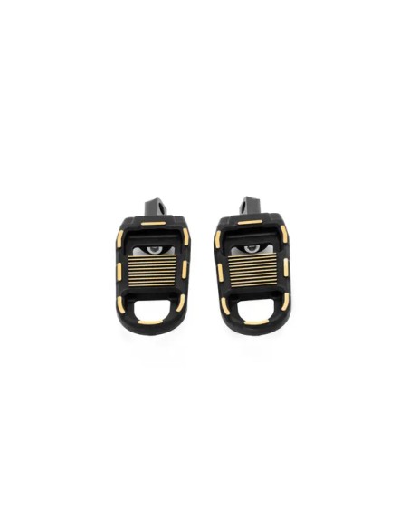 DRAG SPECIALTIES Fußrasten - FOOTPEGS ADJUSTABLE BLACK/GOLD