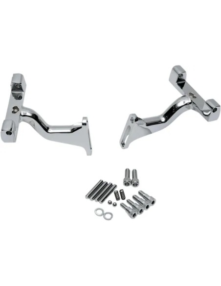 DRAG SPECIALTIES Trittbretter - MOUNT RAISED PASS BRD CHR