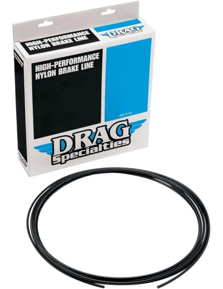 DRAG SPECIALTIES Brems- & Kupplungsleitungen - BRAKE LINE NYLON 25FT