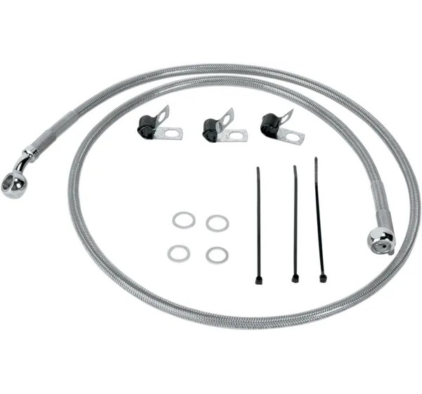 DRAG SPECIALTIES Brems- & Kupplungsleitungen für Harley Davidson FLSTC 1450 2000-2006