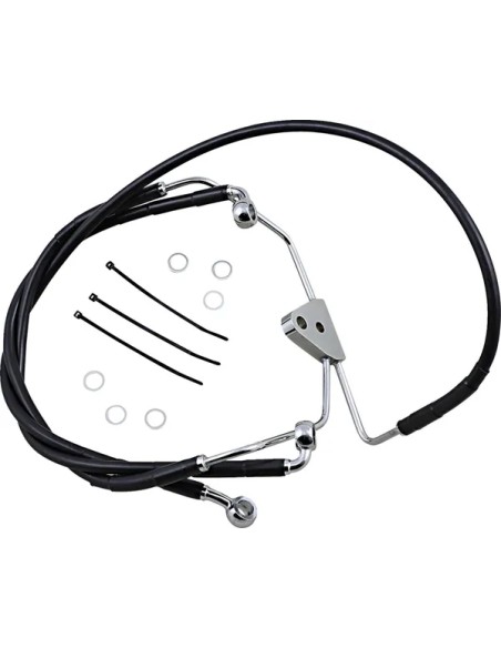 DRAG SPECIALTIES Brems- & Kupplungsleitungen für Harley Davidson FLHTCUTG 1690 2010-2013
