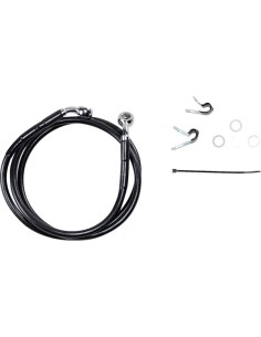 Verlängertes Bremsleitungs-Kit aus schwarzem Vinyl