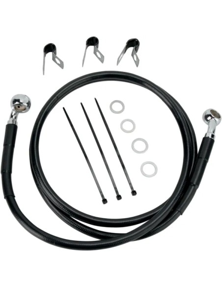 DRAG SPECIALTIES Brems- & Kupplungsleitungen für Harley Davidson FLSTC 1450 2000-2006