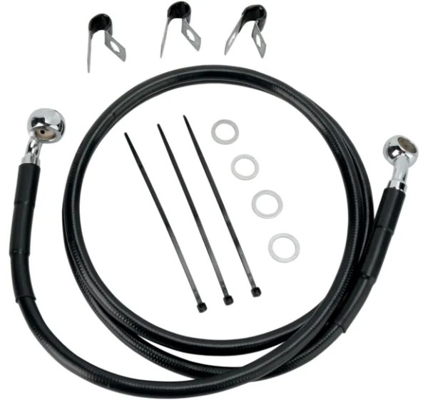 DRAG SPECIALTIES Brems- & Kupplungsleitungen für Harley Davidson FLSTC 1450 2000-2006