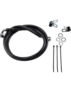 Verlängertes Bremsleitungs-Kit aus schwarzem Vinyl