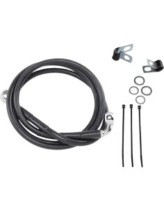 Verlängertes Bremsleitungs-Kit aus schwarzem Vinyl