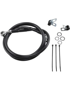 Verlängertes Bremsleitungs-Kit aus schwarzem Vinyl