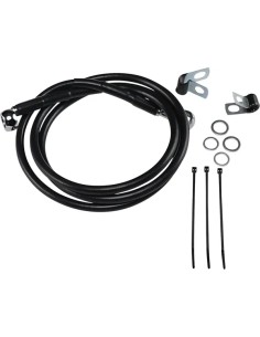 Verlängertes Bremsleitungs-Kit aus schwarzem Vinyl