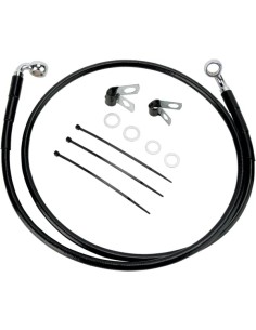 Verlängertes Bremsleitungs-Kit aus schwarzem Vinyl