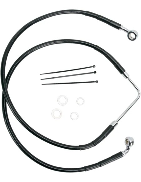 DRAG SPECIALTIES Brems- & Kupplungsleitungen für Harley Davidson FXDB 1584 2007