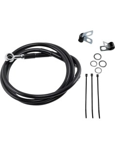 Verlängertes Bremsleitungs-Kit aus schwarzem Vinyl