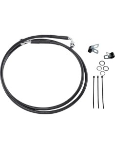Verlängertes Bremsleitungs-Kit aus schwarzem Vinyl