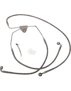 Edelstahl-Bremsleitungs-Kit, verlängert