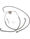 Edelstahl-Bremsleitungs-Kit, verlängert