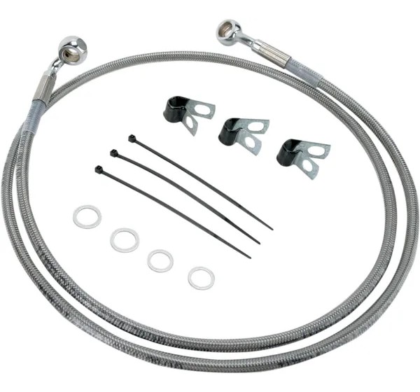 DRAG SPECIALTIES Brems- & Kupplungsleitungen für Harley Davidson FLSTC 1450 2000-2006
