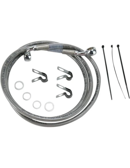 DRAG SPECIALTIES Brems- & Kupplungsleitungen für Harley Davidson FLSTC 1450 2000-2006
